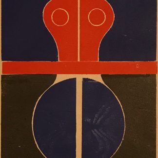 "Figur Rot/ Blau", Hans Ticha (DE)⎢HTHO82