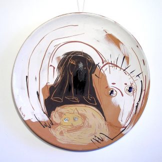 Heike Arndt (DK) ceramic plate Nr.14