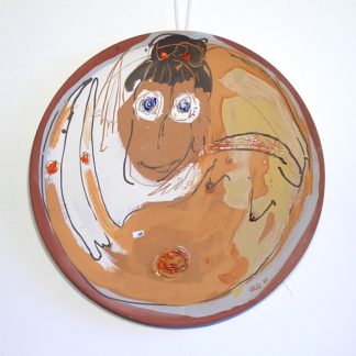 Heike Arndt (DK) ceramic plate Nr.22