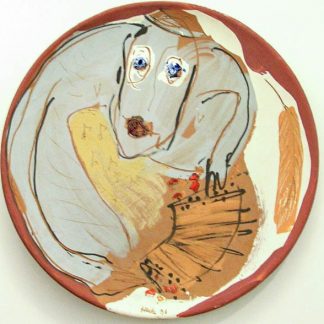 Heike Arndt (DK) ceramic plate Nr.25