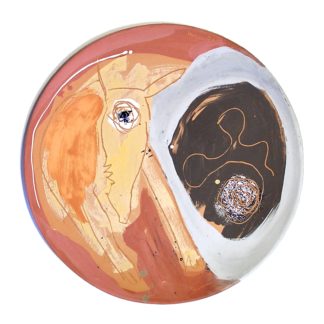Heike Arndt (DK) ceramic plate Nr.26