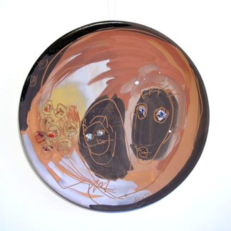 Heike Arndt (DK) ceramic plate Nr.44