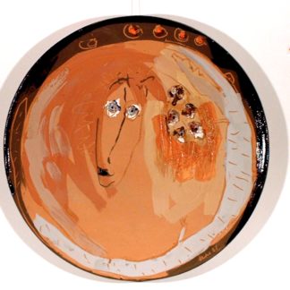 Heike Arndt (DK) ceramic plate Nr.46