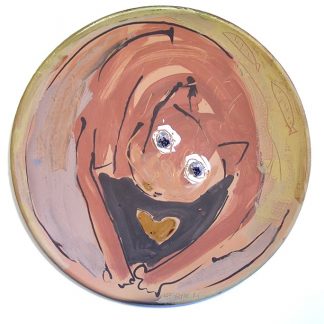 Heike Arndt (DK) ceramic plate Nr.49