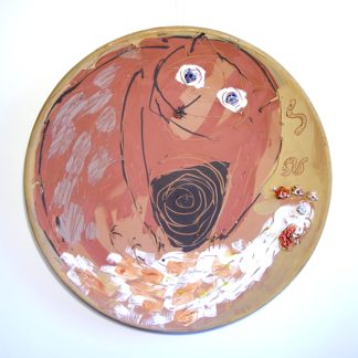 Heike Arndt (DK) ceramic plate Nr.50