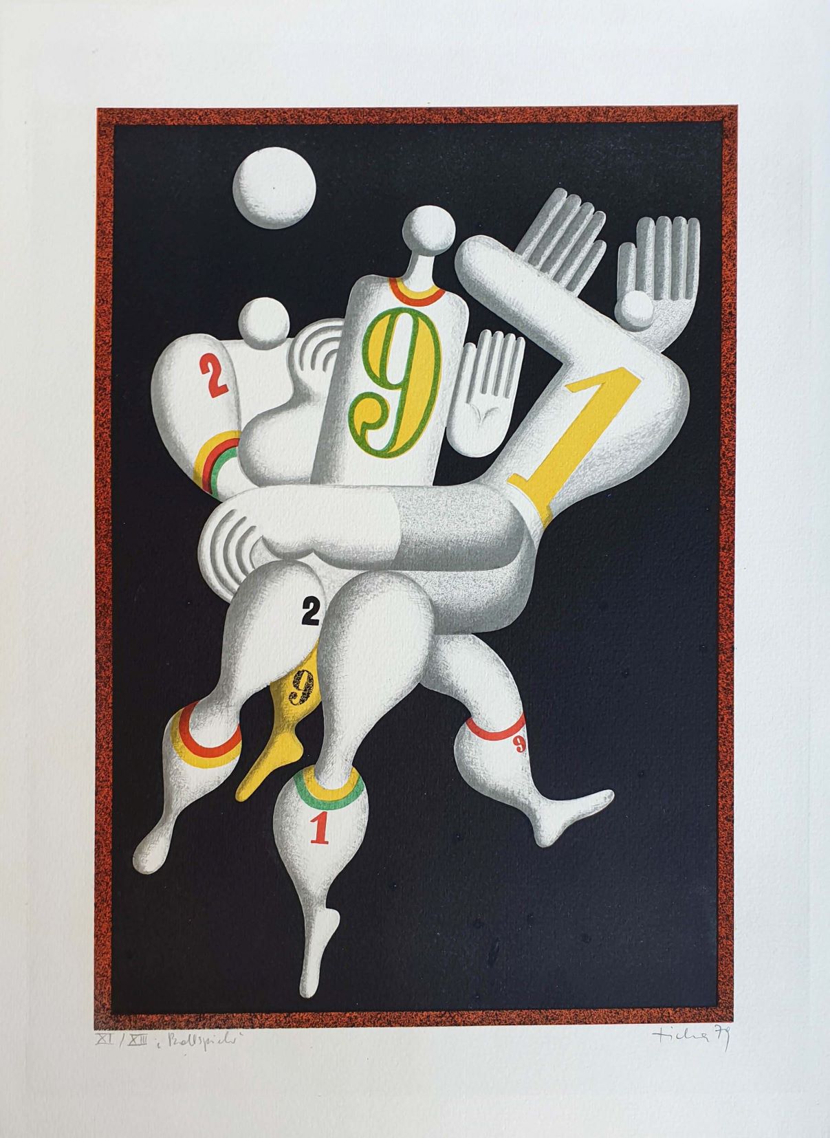 "Ballspieler 2-9-1", Hans Ticha (DE)