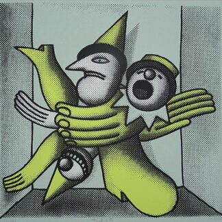 " Zwei Clowns", Hans Ticha (DE)