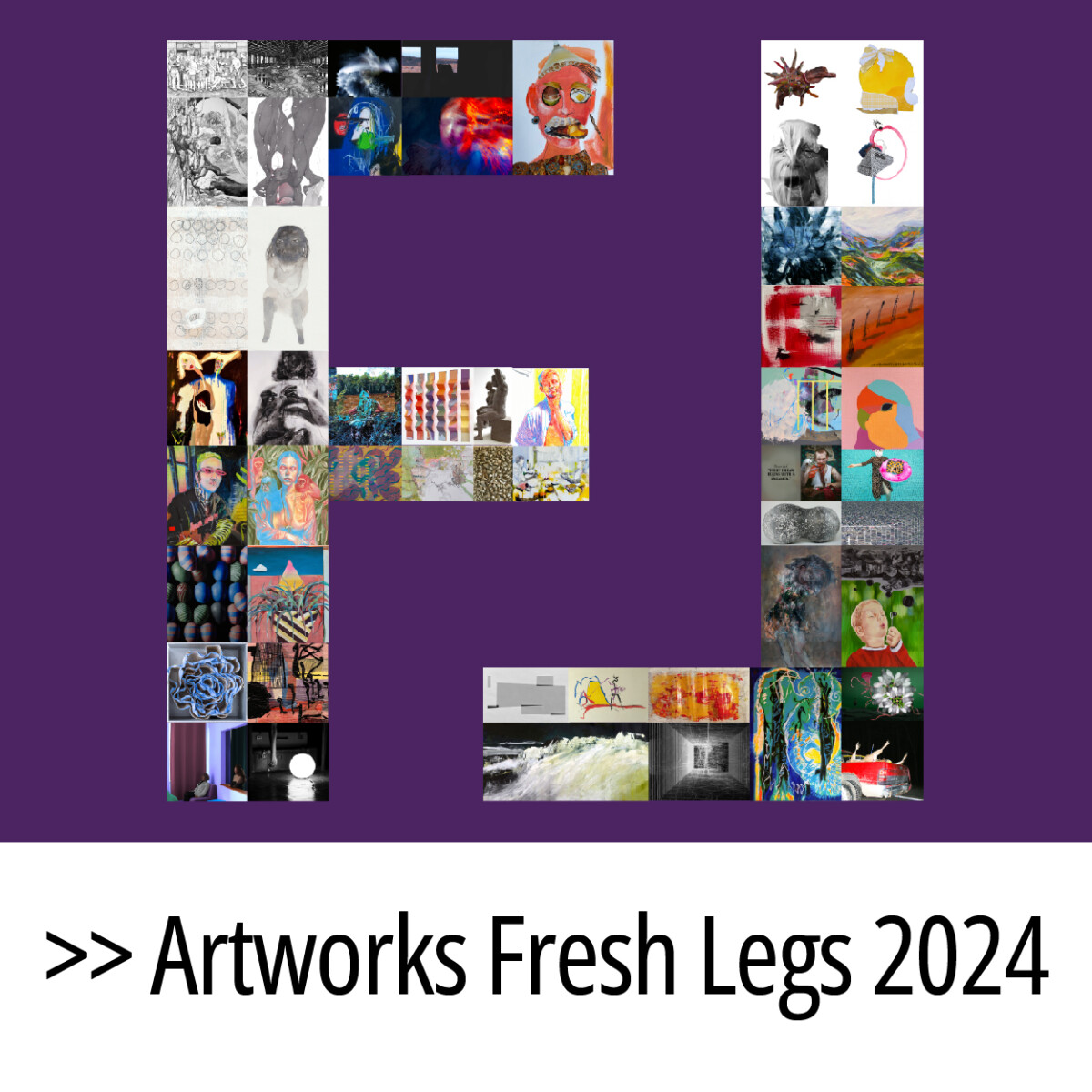 Artworks Fresh Legs Exhibition 2024 Galleri Heike Arndt DK Berlin