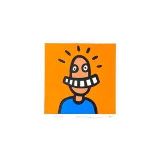 "Eat them and smile" Christian Junghans (DE) silkscreen print