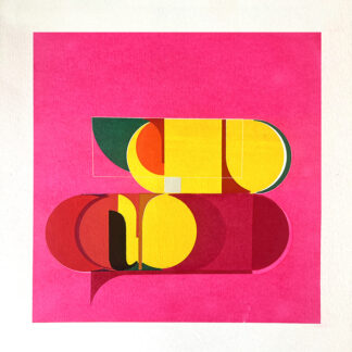 "Towards unification" Hazel Roberts (UK) Multi layer Screenprint
