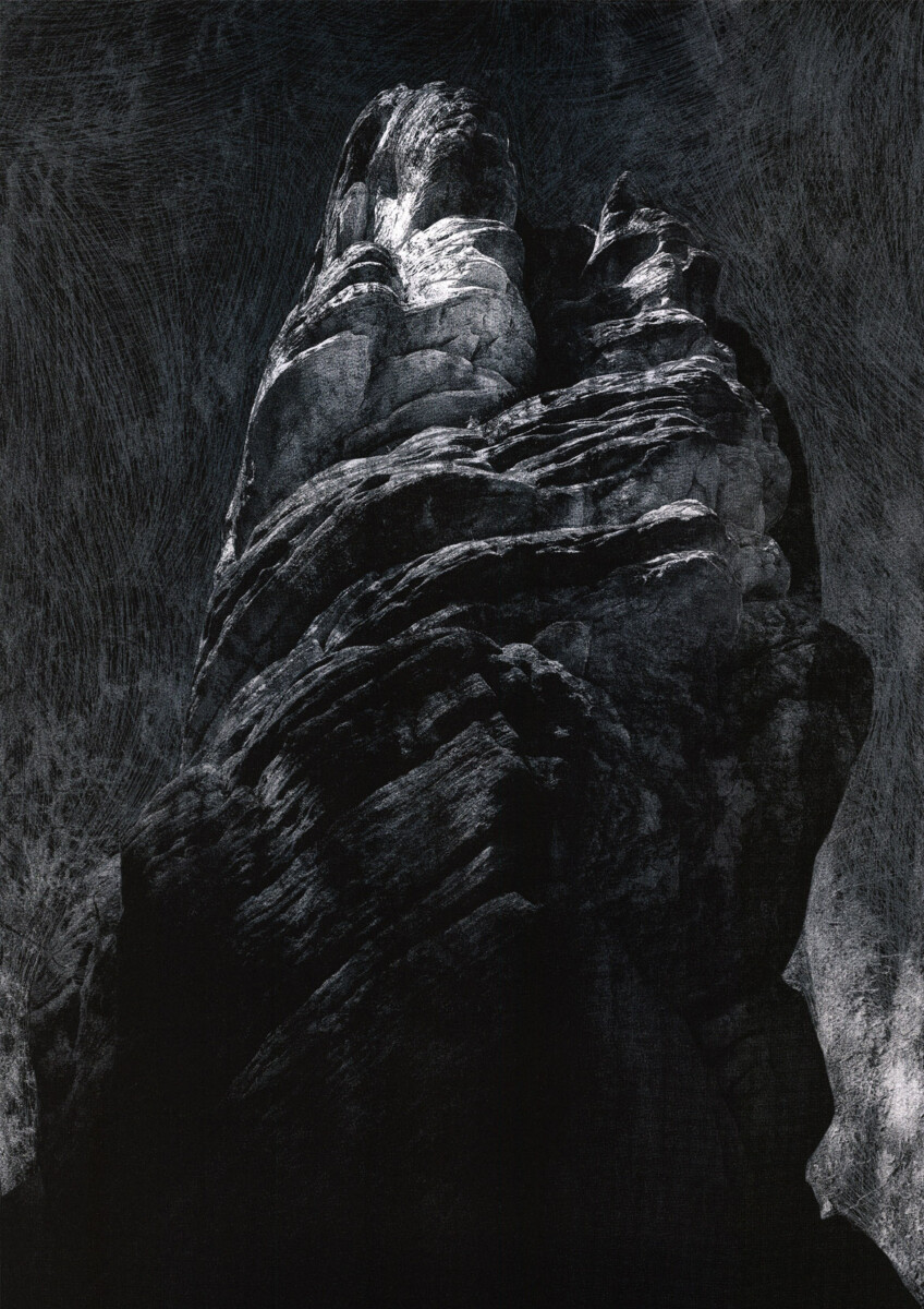 "Totem I" Anna Kodź (PL) Serigraphy
