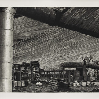 "Praxis" Alex R.M. Thompson (CA) etching, aquatint, mezzotint