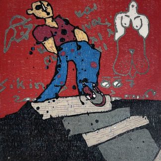 The Graffiti Painter from Sikinos