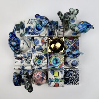 "Five Birds on Graffiti Cubbe City " Sophie Olive-Kuipers (CH) sold