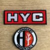 HYC Geborduurde logo’s