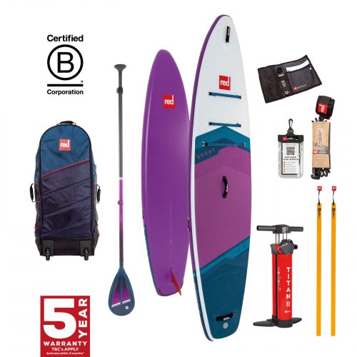 Red Paddle Go - 11.3 Sport+ inflatable tour Paars