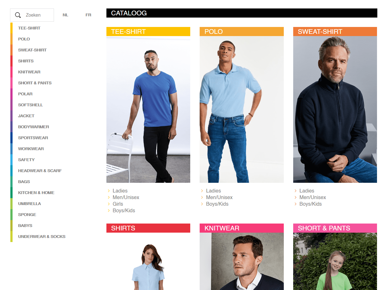 Online Catalogus Ultrawear