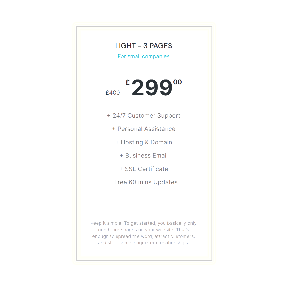 3 Pages Website-Static-Website-Design