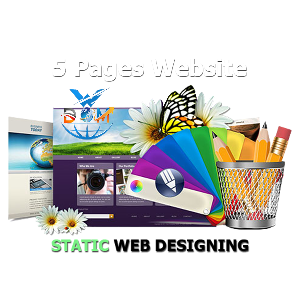 5 Pages Website - StaticWebsiteDesign