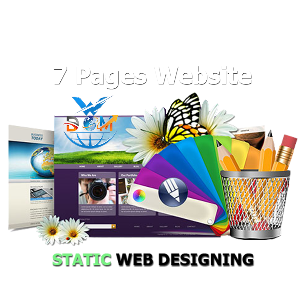 7 Pages Website - StaticWebsiteDesign