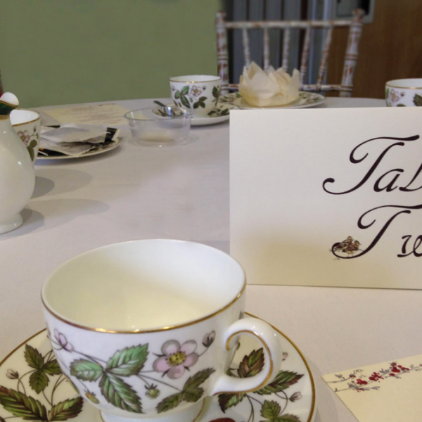 Sky High Table Numbers for a summer wedding, sky bird theme with a red and coral colour scheme.