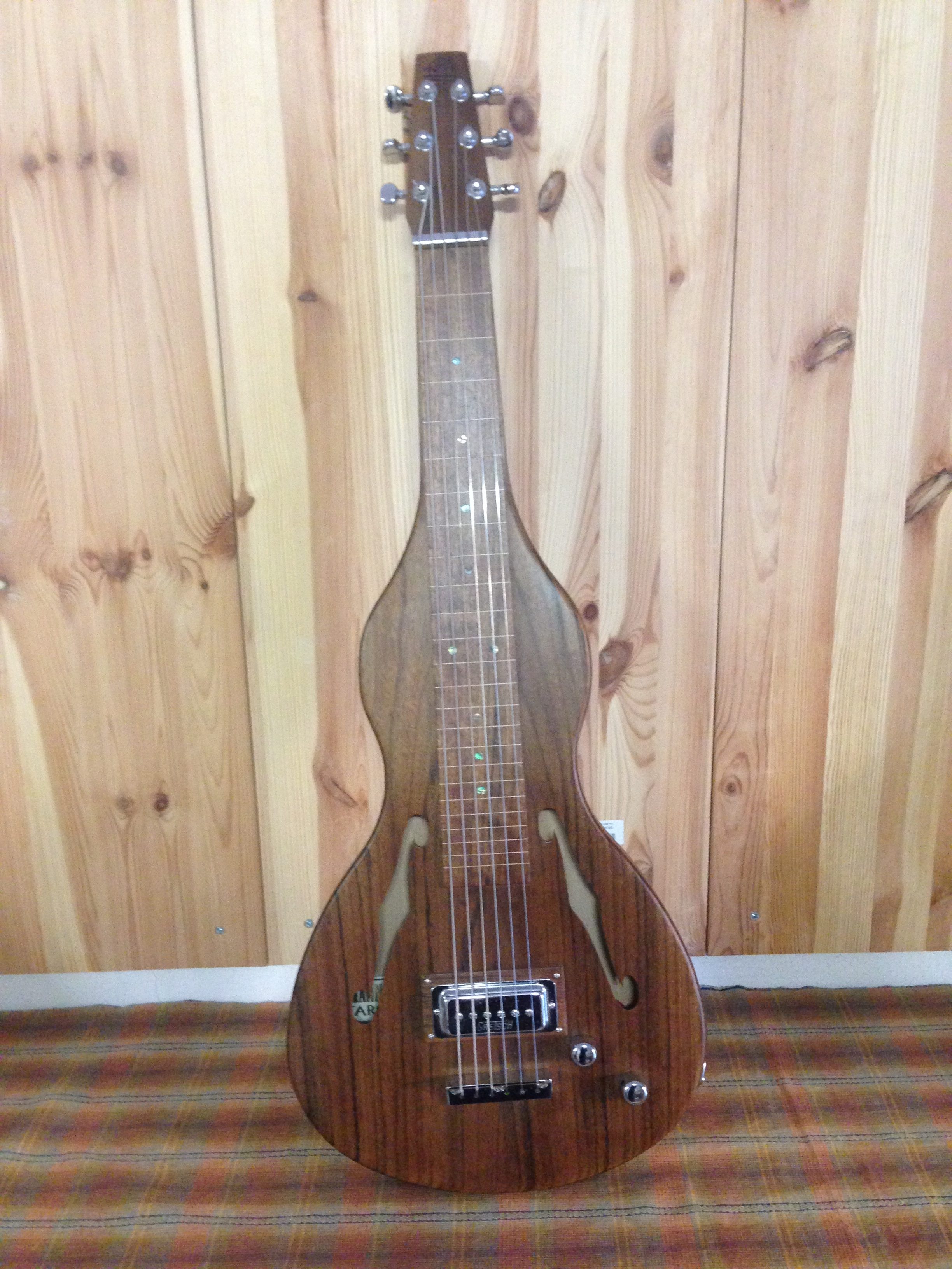 zebra wood lap steel