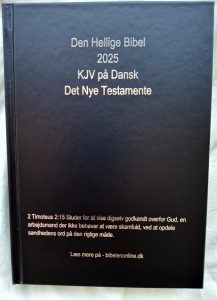 Den Hellige Bibel 2025 KJV paa Dansk