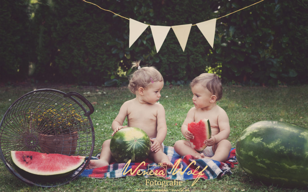 Wassermelonen Kindershooting