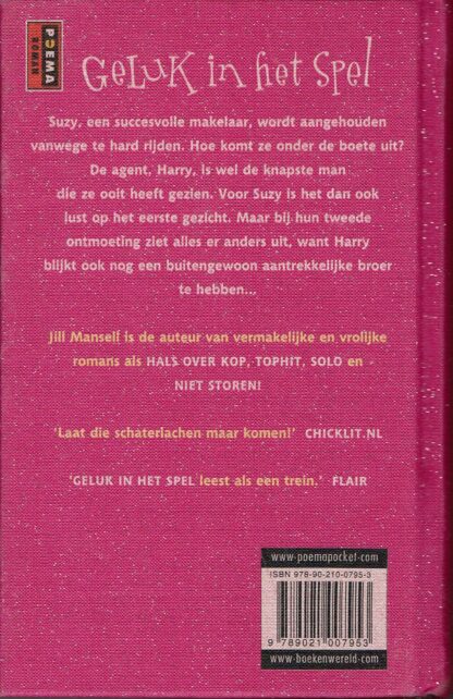 Geluk in het spel-Jill Mansell (achterkant)