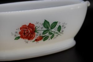 Arcopal saucière rose de France