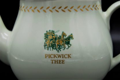 porseleinen mintgroen met Pickwick thee logo