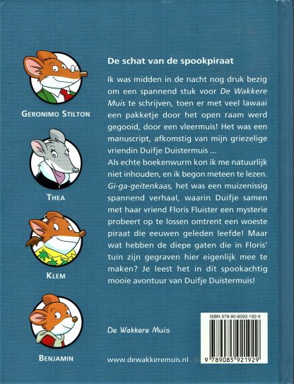 Geronimo Stilton - De schat van de spookpiraat-tweedehands kinderboek