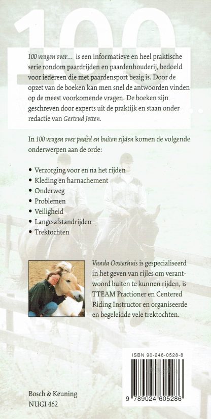 Vanda Oosterhuis - 100 vragen over paard en buitenrijden-9789024605286