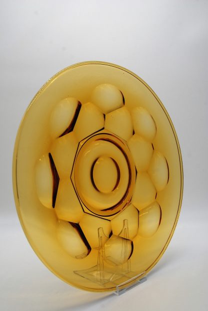 Vintage schaal amber Ø 29 cm