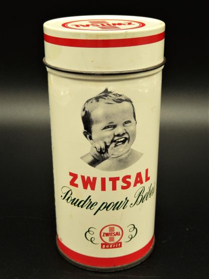 Oud busje Zwitsal babypoeder