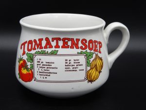 Soepkom tomatensoep.