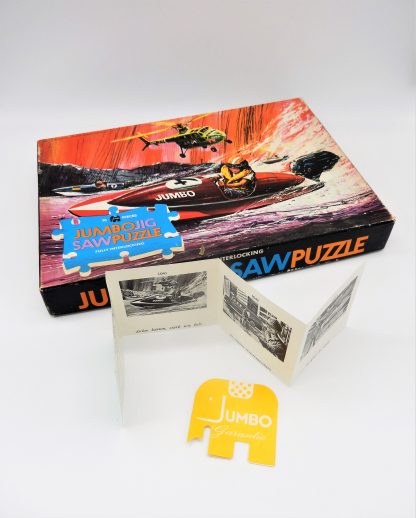 oude legpuzzel - Jumbo fully interlocking - Speedboten en helikopter