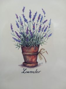 Lavender World of Jet serveerbord 31 cm