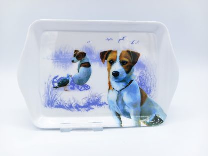 Dienblad hond terrier