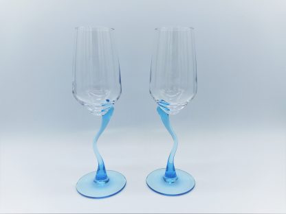 Luminarc Curl iceblue Champagne Flutes