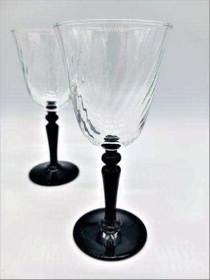 Luminarc Aperitiefglas Swirl op zwarte voet, 14 cm