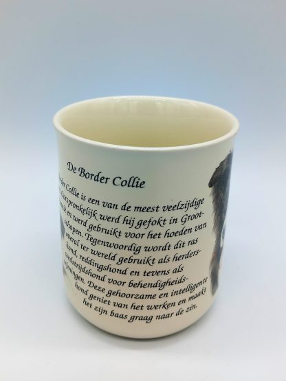 Tekst beker De Border Collie