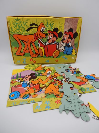Vintage puzzels Goofy - Schmidt 2389 - Disney Baby - 2x26 stukjes