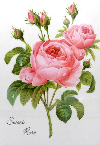 Afbeelding dienblad Sweet Rose