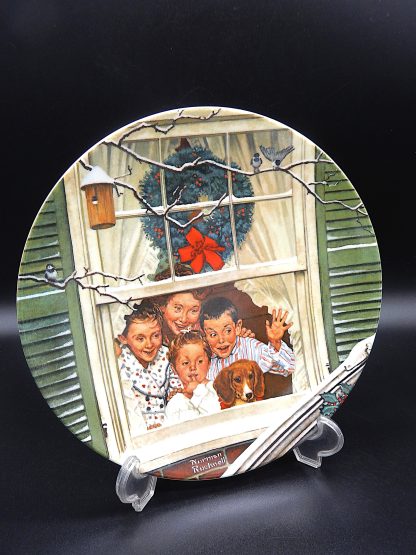 Kerstbordje Norman Rockwell Surprises for all