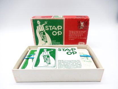 Vintage spel Stap op (het nieuwe fietsspel)