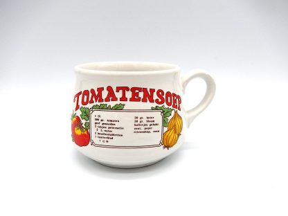 Vintage soepkom tomatensoep recept