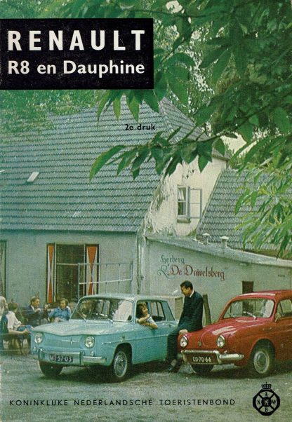 Renault R8 en Dauphine - Koninklijke Nederlandsche Toeristenbond-2e druk 1965