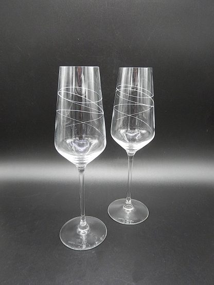 Abstraction Champagne glas Cristal d'Arques 230cl