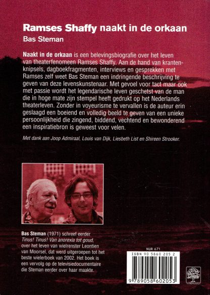 Bas Steman - Ramses shaffy naakt in de orkaan - 9789058602053